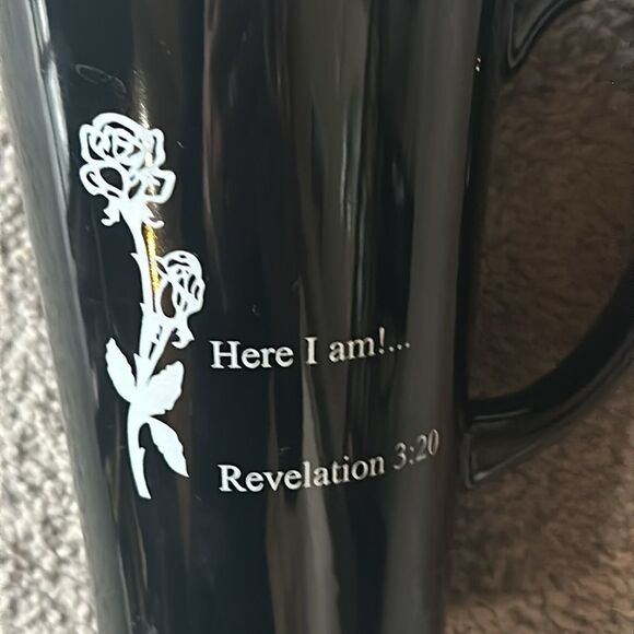 “Here I Am!…Revelations 3:20” Set of Three Tall Coffee Mugs! - Picture 7 of 9